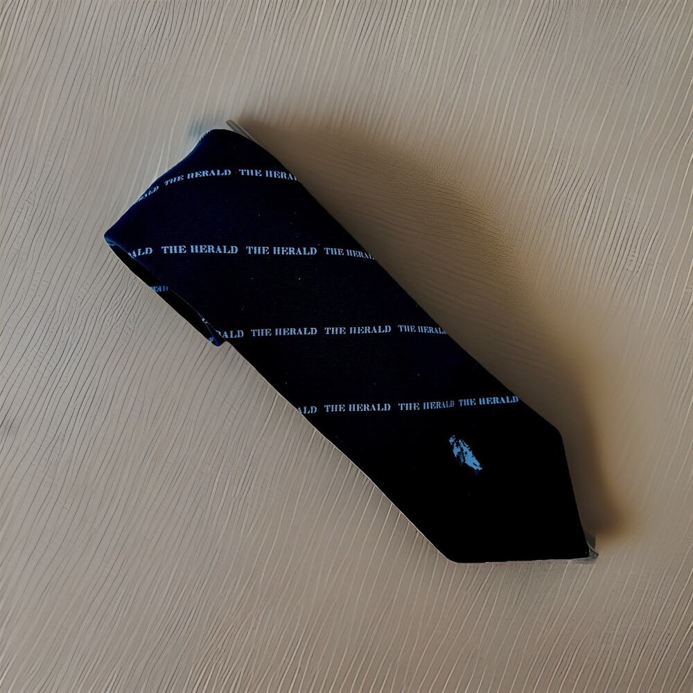 The Chalenger Tie Vintage The Herald Rare 1980 approx